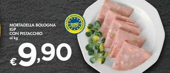 Bennet Mortadella bologna igp con pistacchio offerta