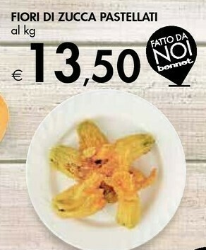Bennet Fiori di zucca pastellati offerta
