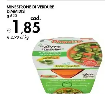 Bennet Minestrone di verdure offerta