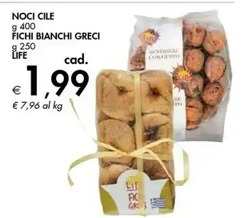 Bennet Life noci cile o fichi bianchi greci offerta