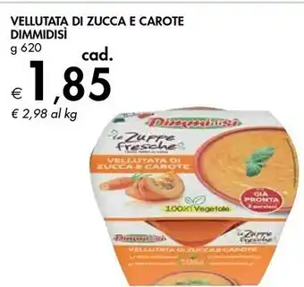 Bennet Vellutata di zucca e carote offerta