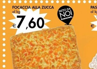 Bennet Focaccia alla zucca offerta