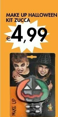 Bennet Make up halloween kit zucca offerta