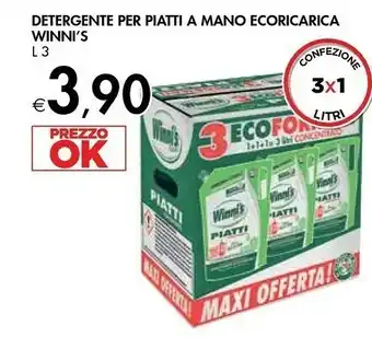 Bennet Winni's detergente per piatti a mano ecoricarica offerta