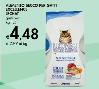 Bennet Lechat alimento secco per gatti excellence offerta