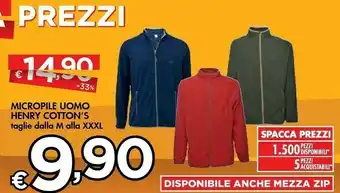Bennet Henry cotton's micropile uomo offerta