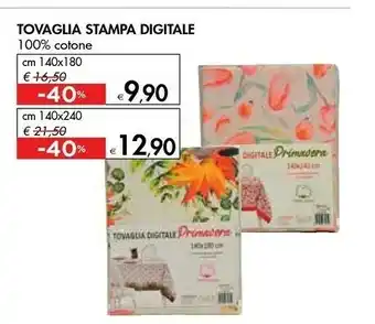 Bennet Tovaglia stampa digitale offerta