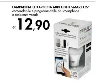 Bennet Lampadina led goccia midi light smart e27 offerta