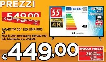 Smart tv 55" led un71003