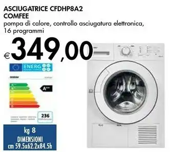 Asciugatrice cfdhp8a2