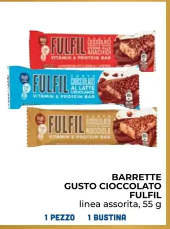 Spazio Conad BARRETTE GUSTO CIOCCOLATO FULFIL linea assorita, 55 g offerta