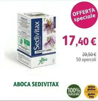 Lloyds Farmacia Aboca sedivitax 50 opercoli offerta