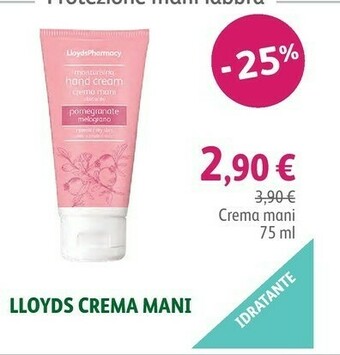 Lloyds Farmacia Lloyds crema mani offerta