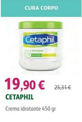 Cetaphil crema idratante 450gr