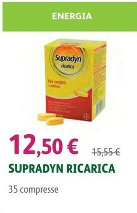 Lloyds Farmacia Supradyn ricarica 35 compresse offerta