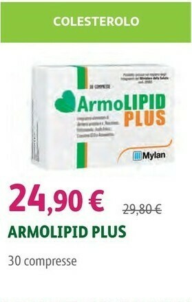 Lloyds Farmacia Armolipid plus 30 compresse offerta