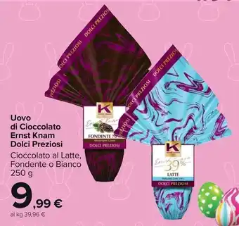 Carrefour Market Uovo di Cioccolato Ernst Knam Dolci Preziosi offerta