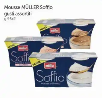 Galassia Mousse MÜLLER Soffio gusti assortiti g 95x2 offerta