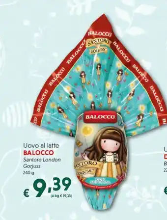 DiMeglio Uovo al latte BALOCCO Santoro London Gorjuss 240g offerta