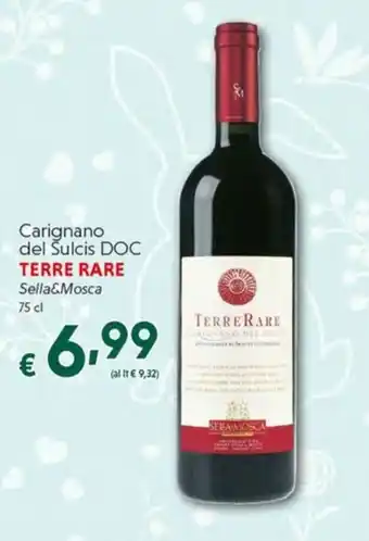 Carignano del Sulcis DOC TERRE RARE Sella&Mosca 75 cl