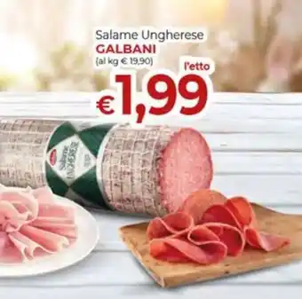 Supermercati Nonna Isa Salame Ungherese GALBANI offerta