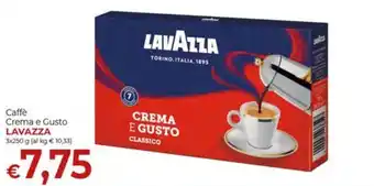 Supermercati Nonna Isa Caffè Crema e Gusto LAVAZZA 3x250 g offerta