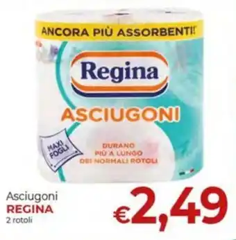 Supermercati Nonna Isa Asciugoni REGINA 2 rotoli offerta