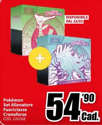 MediaWorld Pokémon Set Allenatore Fuoriclasse Cronoforze offerta