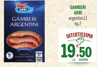 GAMBERI ARBI argentini L1 kg 2