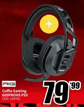 MediaWorld RIG Cuffie Gaming 600PROHS PS5 offerta