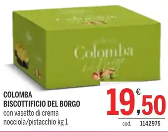 COLOMBA BISCOTTIFICIO DEL BORGO con vasetto di crema nocciola kg 1