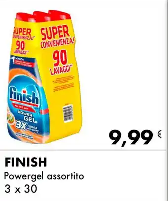 Iper Tosano FINISH Powergel assortito 3 x 30 offerta