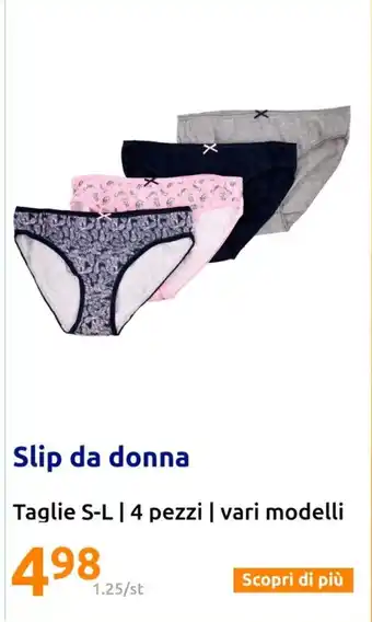 Action Slip da donna offerta