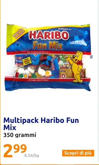 Action Multipack Haribo Fun Mix 350 grammi offerta