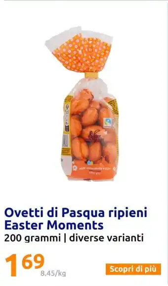 Action Ovetti di Pasqua ripieni Easter Moments 200 grammi | diverse varianti offerta