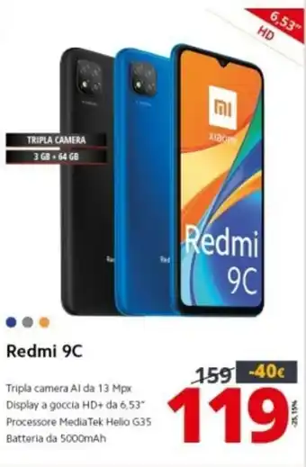Comet XIAOMI Redmi 9C offerta