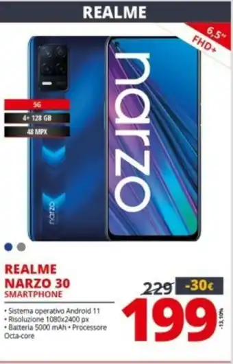 Comet Realme Narzo 30 Smartphone offerta