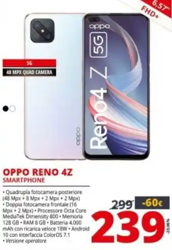 Comet OPPO Reno 4Z offerta