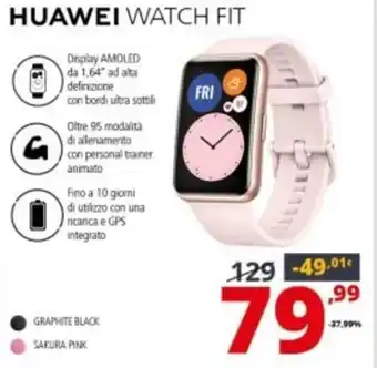 Comet Huawei Watch Fit offerta