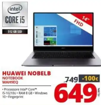 Comet Huawei NobleB Notebook WAHE9EQ offerta