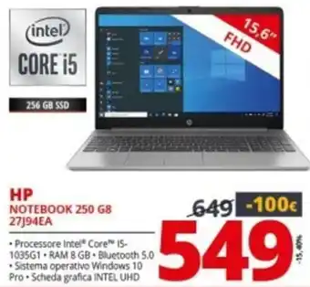 Comet HP Notebook 250G8 27J94EA offerta