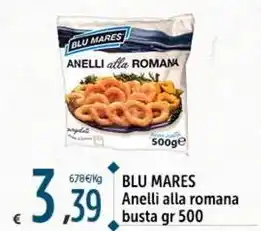 Carrefour Market BLU MARES Anelli alla romana busta gr 500 offerta