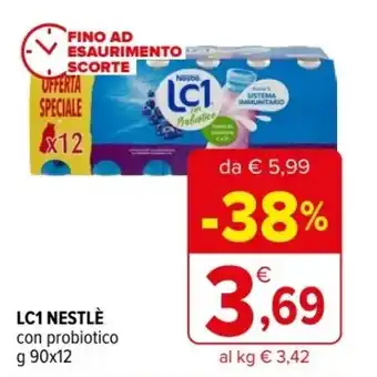 Iperal LC1 NESTLE con probiotico g 90x12 offerta