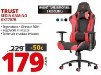 Comet Trust Sedia Gaming GXT707R offerta