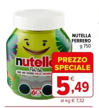 Iperal NUTELLA FERRERO g 750 offerta