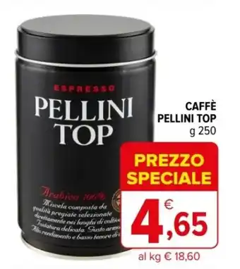 Iperal CAFFÈ PELLINI TOP g 250 offerta