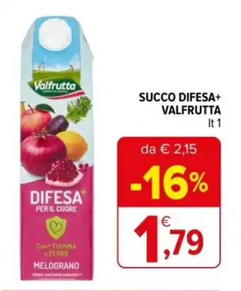 Iperal SUCCO DIFESA+ VALFRUTTA It 1 offerta