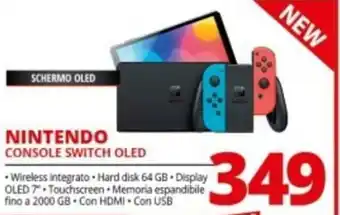 Comet Nintendo Console Switch OLED offerta