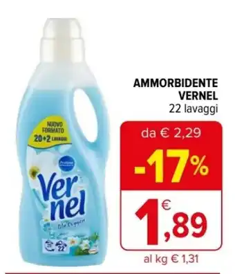 Iperal AMMORBIDENTE VERNEL 22 lavaggi offerta