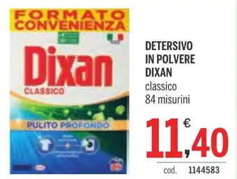 DETERSIVO IN POLVERE DIXAN classico 84 misurini